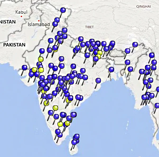 Vipassana-centre-India-location-map